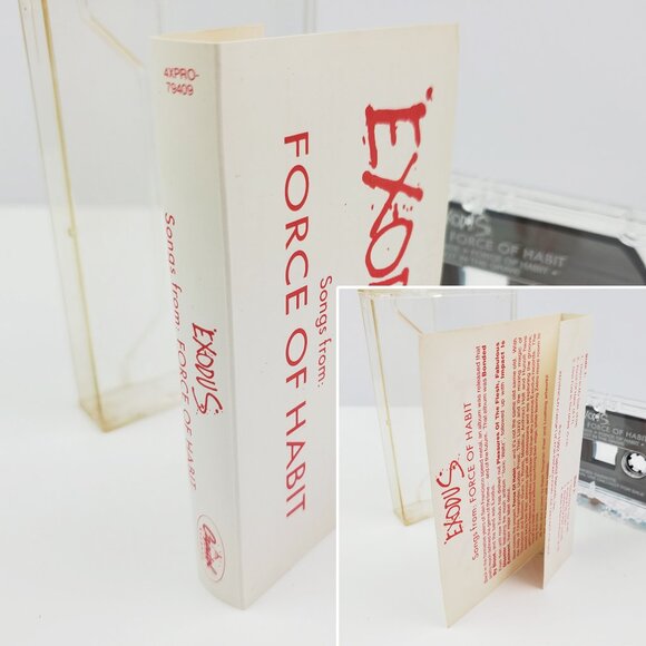 Exodus Songs From Force Habit Promo Cassette Tape Thrash Metal VTG 1992 Tested - Picture 7 of 10